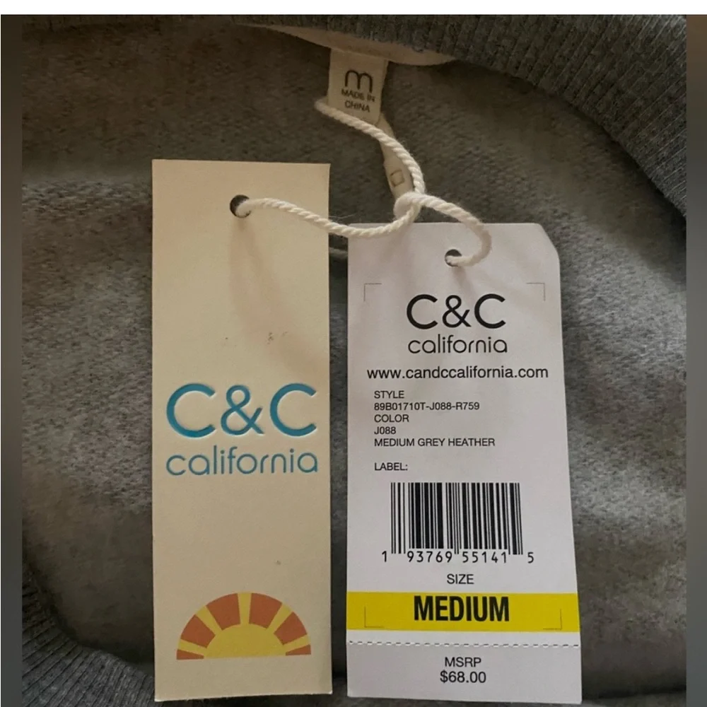 C&C California Halloween Skull Graphic Lightweight Sweatshirt - Picture 6 of 6
